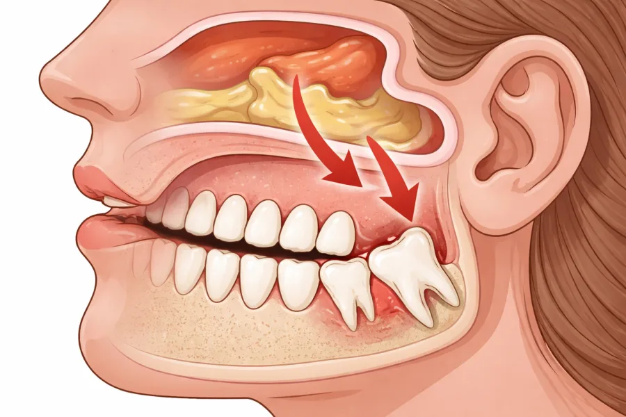 Featured image for How Wisdom Teeth Can Cause Sinus Problems