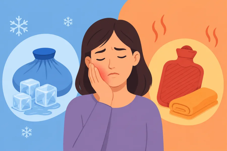Featured image for Wisdom Tooth Pain Relief: When to Use Ice vs Heat