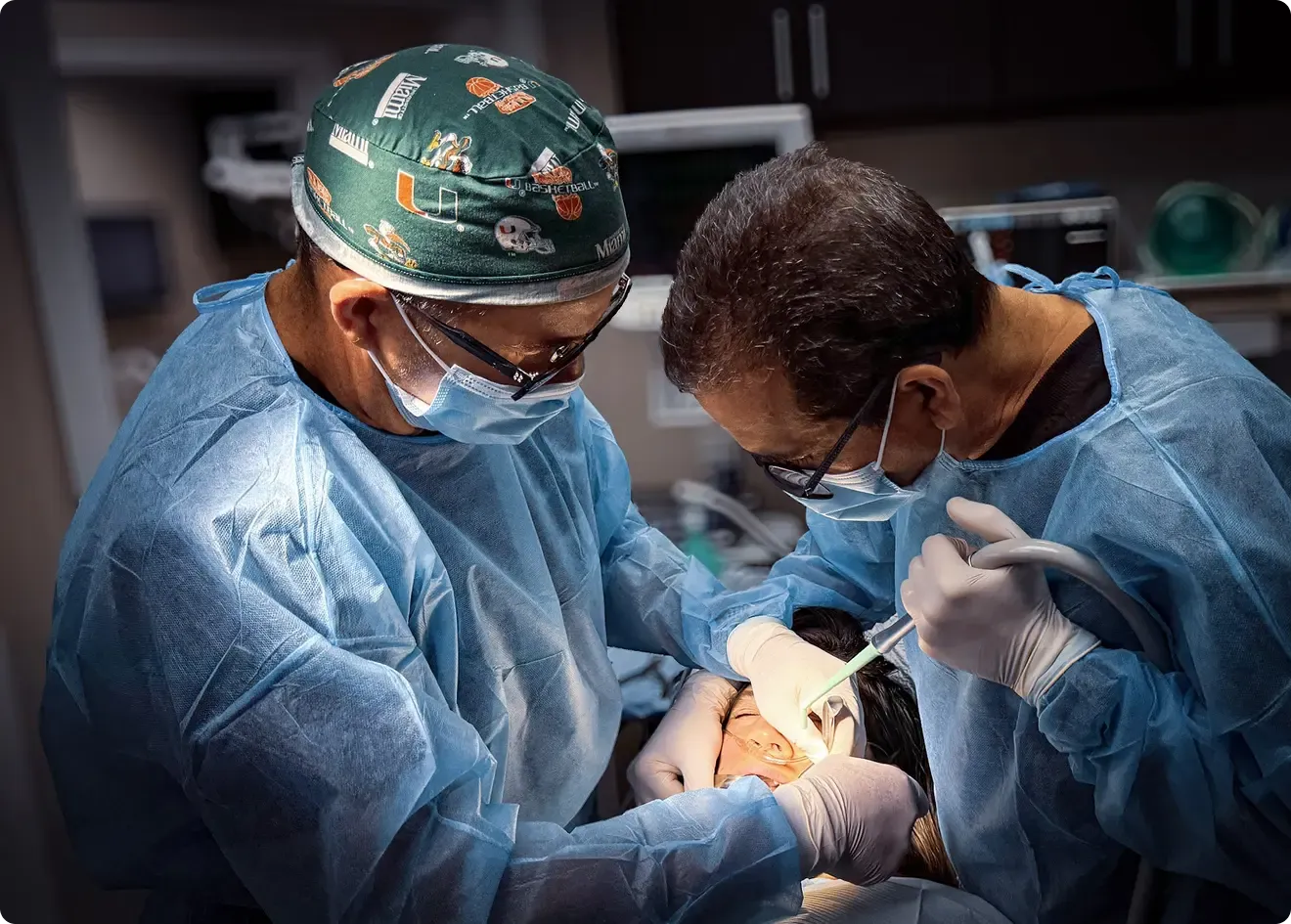 Precision oral and maxillofacial surgery procedure at Oral & Facial Surgery of Miami